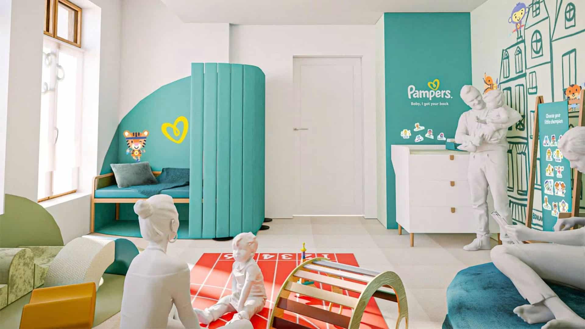 P&G Introduces First-Ever Olympic Village Nursery at Paris 2024 • MAAKE